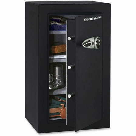 SentrySafe Security Safe, Electronic Lock, 21-11/16"W x 19-13/16"D x 37-11/16"H, Black