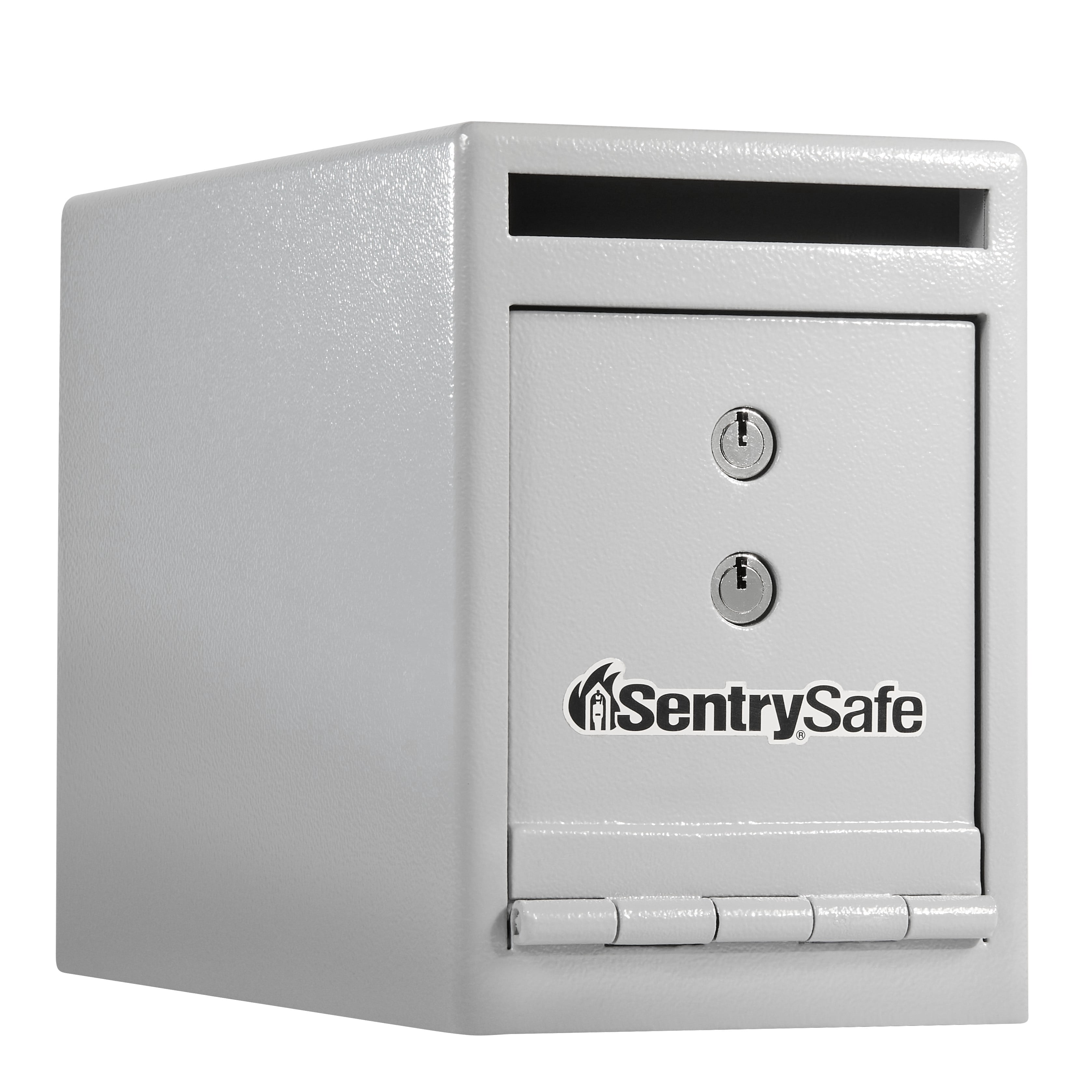SentrySafe, Depository Safe, UC-025K, Dual Key Lock Gray - Walmart.com
