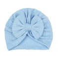 thumbnail image 1 of Sentuca Baby Hats for Newborn Girls Cotton Soft Comfortable Cute Bow Hats, 1 of 2