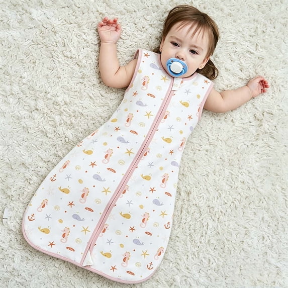 Sentuca Baby Sleepsacks 12-24 Months, Wearable Blanket 100% Cotton Sleep Sack with 2-Way Zipper for Newborn Infant Baby Boys Clothes