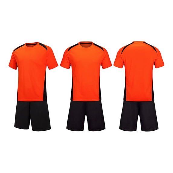 Sentuca Boys Athletic Outfit Sets Crewneck T Shirts and Shorts 2 Piece School Uniform Kids Clothes