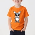 thumbnail image 1 of Sentuca Boys Shirts Short Sleeve Graphic Tees Summer Crew Neck Fashion Pattern Kids Clothes Size 13, 1 of 4