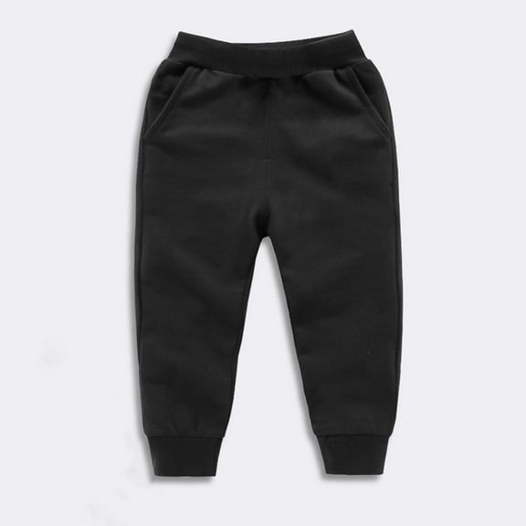 Sentuca Boys Sweatpants Size 3 Years, Toddler Pants Elastic Waist Running Joggers Cotton Sweatpants with Pockets for Fall Clothes
