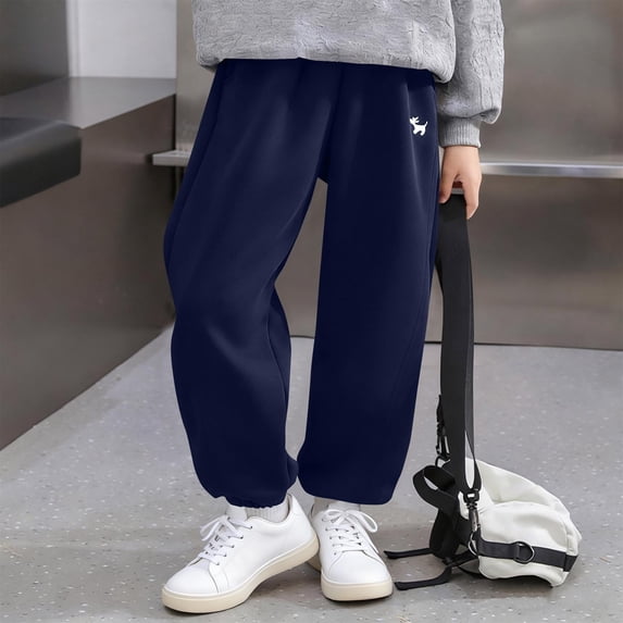 Sentuca Boys Sweatpants Size 7 Years, Casual Sports Workout Pants with Pockets Running Jogger Athletic Sweatpants Elastic Bottom