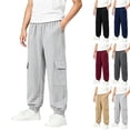 thumbnail image 1 of Sentuca Boys Sweatpants, Soft Cotton Elastic Waist Jogger Cargo Pants with Pockets Casual Sports Fashion Kids Trouser Size 9-10Y, 1 of 7
