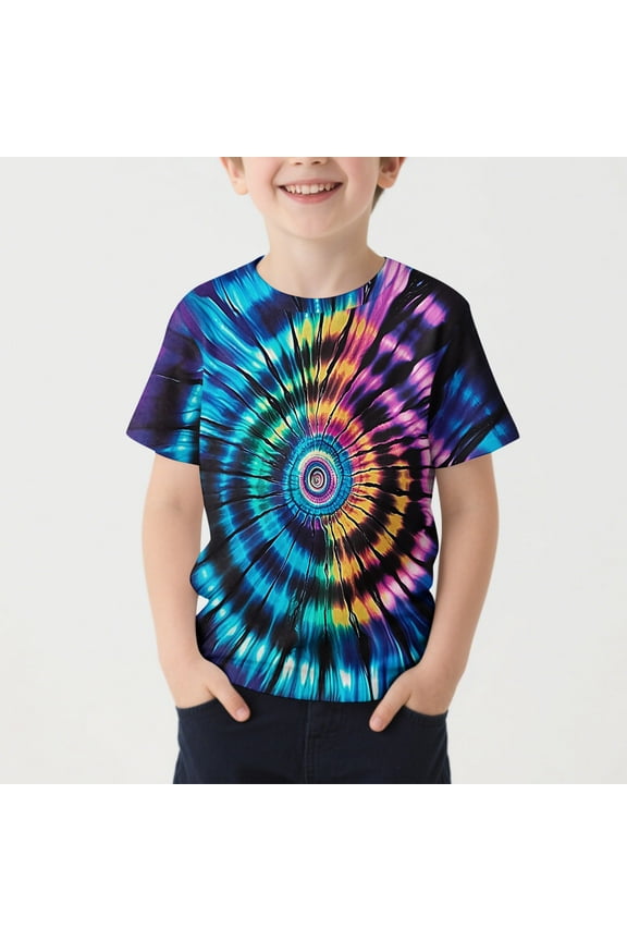 Boys T Shirts, Lightweight Short Sleeve Graphic Tees, Fun Casual Summer Outfits for Kids Size 9