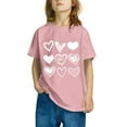 thumbnail image 1 of Sentuca Cute Girls Love Theme T Shirts, Comfortable Long Sleeve Crewneck T Shirts, Soft Holiday Tees Size 13 Years, 1 of 4