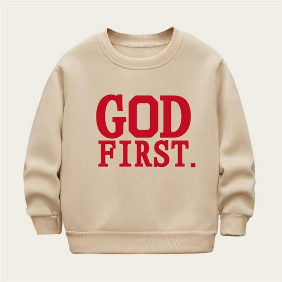 Sentuca Fall Boys Sweatshirts Long Sleeve Crew Neck Pullover Sweatshirt Fleece Warm Toddler Girls Clothes