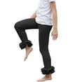 thumbnail image 1 of Sentuca Girls Leggings Size 5 Years, School Uniform Dance Pants Slim Fit Ruffle Yoga Pants for Kids Clothes, 1 of 8