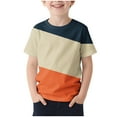thumbnail image 1 of Sentuca Kids Boys Clothes Short Sleeve Graphic Tees Summer Crew Neck Fashion Pattern Shirts Size 5, 1 of 4