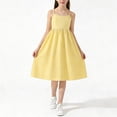 thumbnail image 1 of Sentuca Kids Clothes Girls Sleeveless Dresses Casual Formal Party Halter Dress Girl Summer Dress 8-13 Years Size 8-9 Years, 1 of 8