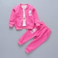 thumbnail image 1 of Sentuca Kids Clothes for Girls Winter Outfit Sets Long Sleeve Jackets and Sweatpants with Cute Graphic Size 6-7Years, 1 of 3
