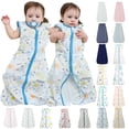 thumbnail image 1 of Sentuca Baby Sleep Sack 6-12 Months 100% Cotton Soft Sleeping Bag Printing Double Zipper Waistcoat Newborn Sleep Sacks,Multicolor, 1 of 7