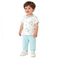 thumbnail image 1 of Sentuca Summer Boys Outfit Sets Casual Graphic Tees and Pants Two Piece Thin Suit for Baby Clothes, 1 of 6