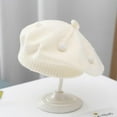 thumbnail image 1 of Sentuca Toddler Baby Girls Hats Cute Beret Hats Comfortable Soft Knit Beanies, 1 of 3