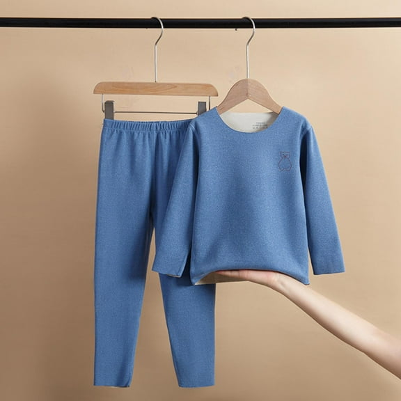 Sentuca Toddler Girls Clothes Comfy Soft Loungewear Long Sleeve Tops and Pajama Pants for Boys Pajamas Outfit Sets Fall Winter Size 2 Years