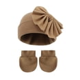 thumbnail image 1 of Sentuca Toddler Hats for Girls Warm Winter Hats and Gloves 2 Piece Outfit Sets Comfortable Soft Knit Beanies, 1 of 3
