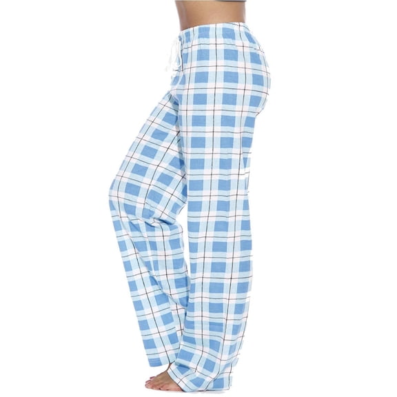 Sentuca Womens Pajama Pants Casual Plaid Loungewear Straigh Leg Sleep Pants Drawstring ELasti Waist Pjs Sleepwear
