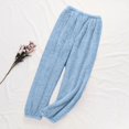 thumbnail image 1 of Sentuca Womens Pajama Pants Fleece Pj Pants Comfort Warm Sleepwear Loungewear Soft Pjs for Fall Winter, 1 of 6