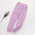 thumbnail image 1 of Sentuca Womens Pajama Pants Fleece Pj Pants Comfort Warm Sleepwear Loungewear Soft Pjs for Fall Winter, 1 of 6