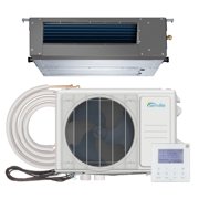 Senville 12,000 Btu Concealed Duct Mini Split Air Conditioner & Heat Pump, Aura Series, 20 SEER2, 208/230V, Works with Alexa