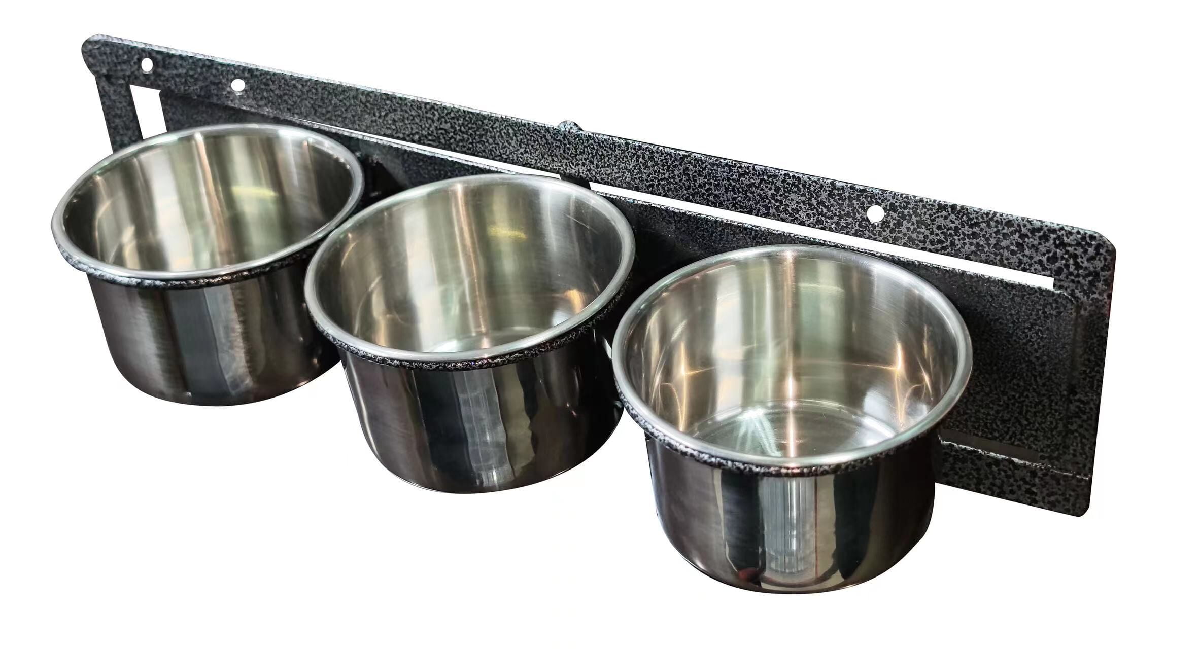 Seny Stainless Steel 3-Cup Bird Feeder with Swivel Gate, Multi-Bird Capacity