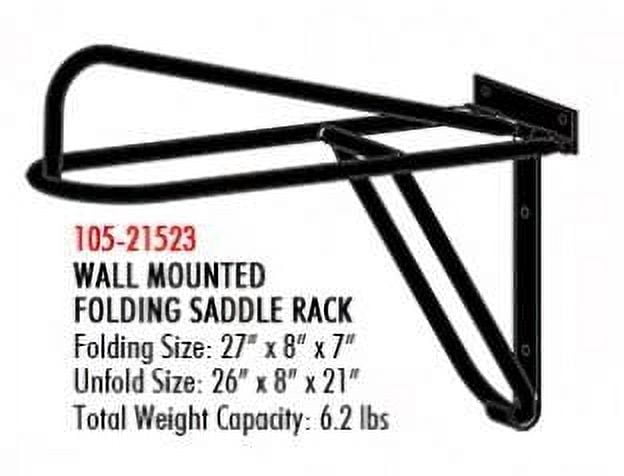 Seny Wall Mounted Folding Saddle Rack 26