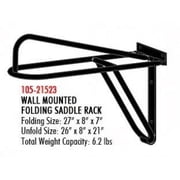 Seny Wall Mounted Folding Saddle Rack 26"X 8"X 21"