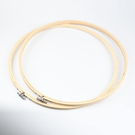 Senya 2PCS No-Slip Hoops 17", Bamboo Embroidery Frame,Bamboo Embroidery Hoop(Multiple sizes), For Adults