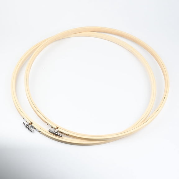 Senya 2PCS No-Slip Hoops 17", Bamboo Embroidery Frame,Bamboo Embroidery Hoop(Multiple sizes), For Adults