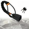 thumbnail image 1 of Senya Car Steering Wheel Lock, Seat Belt Lock, Anti-Theft Device, Max 17 Inch Length, Small and Light-Weight, Multi-Functional, Fit Most Vehicle, SUV, Golf Cart Security, 1 of 5