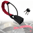 thumbnail image 1 of Senya Car Steering Wheel Lock, Seat Belt Lock, Anti-Theft Device, Max 17 Inch Length, Small and Light-Weight, Multi-Functional, Fit Most Vehicle, SUV, Golf Cart Security, 1 of 5