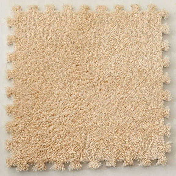 Senya Interlocking Carpet Shaggy Soft EVA Foam Mats Fluffy Area Rugs Protective Floor Tiles Exercise Play Mat (12 pcs)