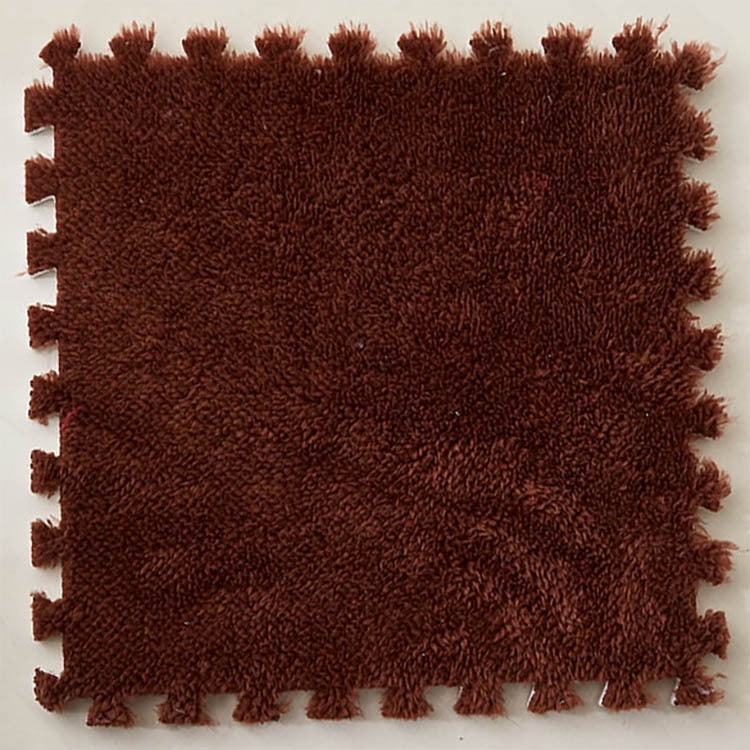 Senya Interlocking Carpet Shaggy Soft EVA Foam Mats Fluffy Area Rugs Protective Floor Tiles Exercise Play Mat (12 pcs)