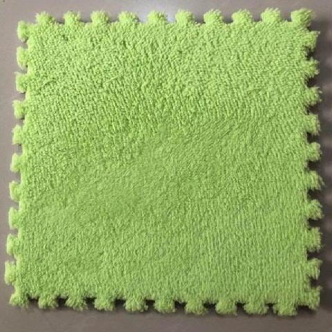 Senya Interlocking Carpet Shaggy Soft EVA Foam Mats Fluffy Area Rugs Protective Floor Tiles Exercise Play Mat (12 pcs)