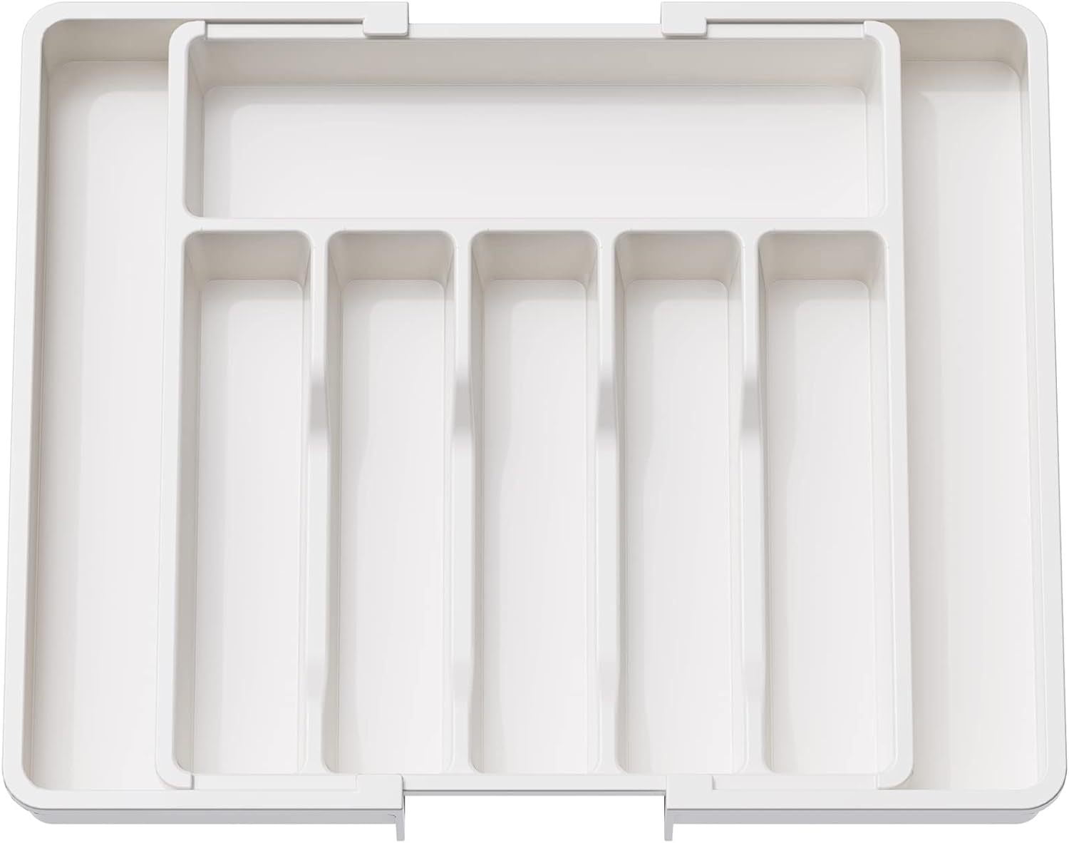 Senya Silverware Drawer Organizer, Expandable Cutlery Drawer Adjustable Utensil Tray Flatware Tray