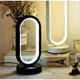 thumbnail image 1 of Senya Small LED Table Lamp,Modern Nightstand Lamps,Oval Desk Lamp,3 Color temperatures & Dimmable, 1 of 5