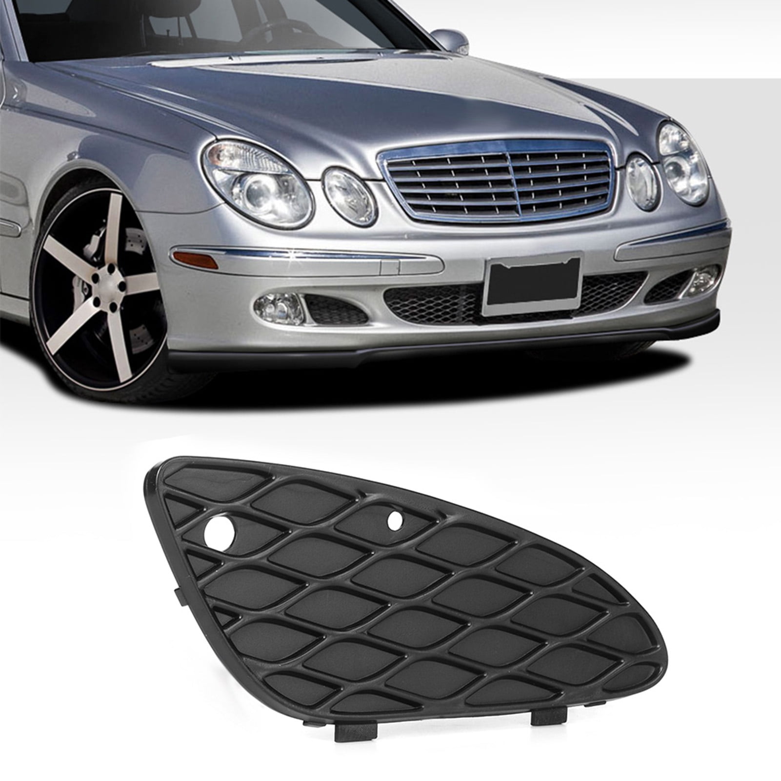 Senyar Front Bumper Cover, Front Bumper Cover Mesh Grille Car Accessory