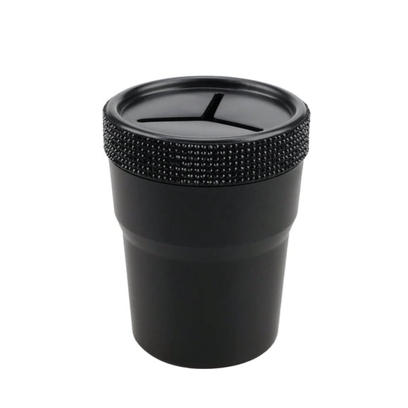 Senz Fashion Rhinestone Car Coin Storage Cup, Multi-Functional Non-Slip Coin Holder, Practical Car Interior Accessory