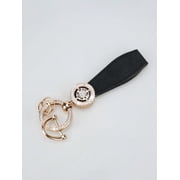 Senz Fashion Roman Numeral Keychain, Minimalist Car Key Ring With Anti-Lost O-Ring & Lanyard 1pc