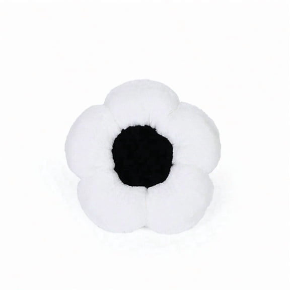 Senz Flower Car Headrest Plush Neck Pillow, Soft and Comfortable Car Seat Cushion, Cute Auto Interior Accessory, 1pc