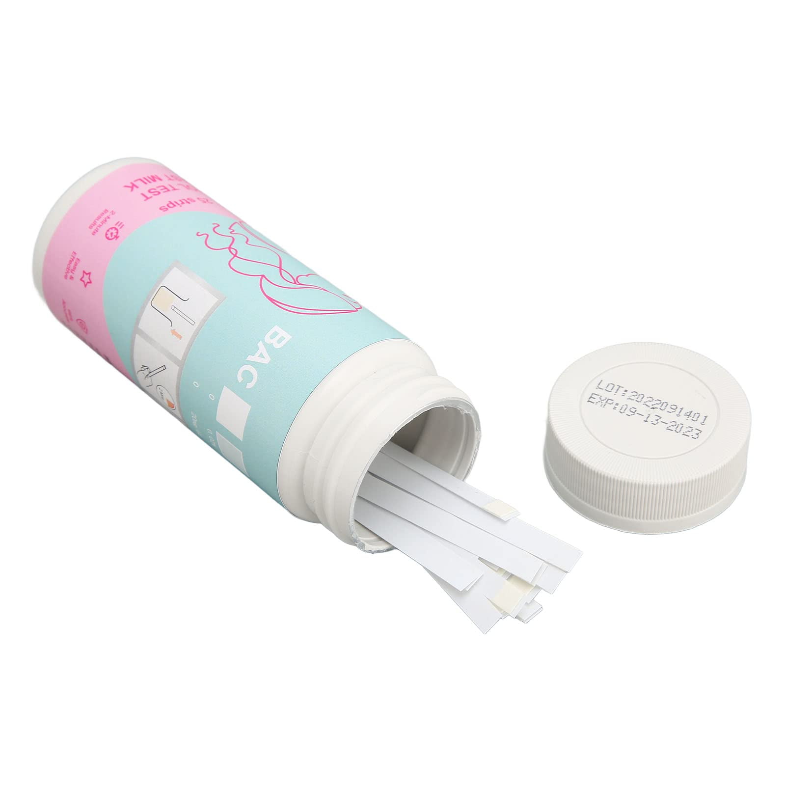 Senza Fretta 25pcs Alcohol Breast Milk Tests, Breastmilk Test Strips