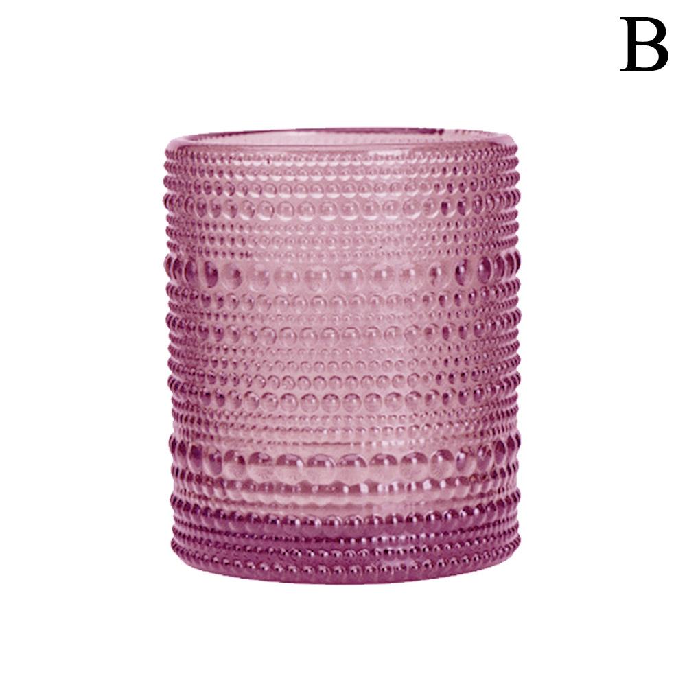 Senza Fretta ROVOS Vintage Drinking Glasses, Clear Water Glass Cups