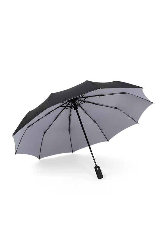 Senza Fretta Windproof Umbrella Double Layer Resistant Fully Automatic Rain Strong Parasol S3 K4N6