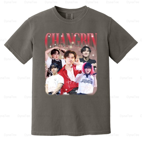 Seo ChangBin 90s Retro Graphic Kpop Artist Tribute Fan Art Comfort Color T-Shirt V40909 Unisex, up to 4XL