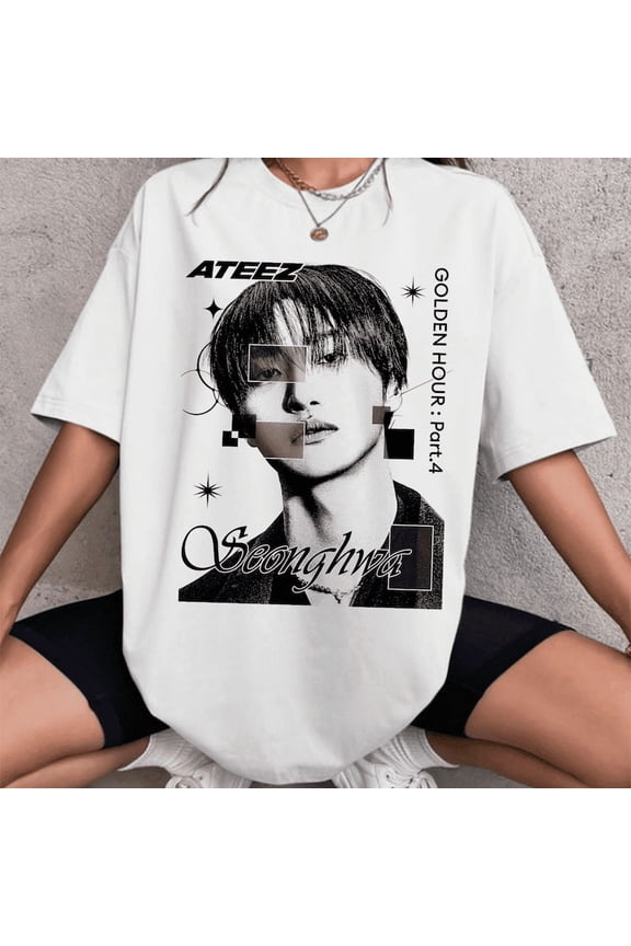 Seonghwa Ateez GOLDEN HOUR Part 4 Graphic T-Shirt, In Your Fantasy Music 2026 Tee, WE01