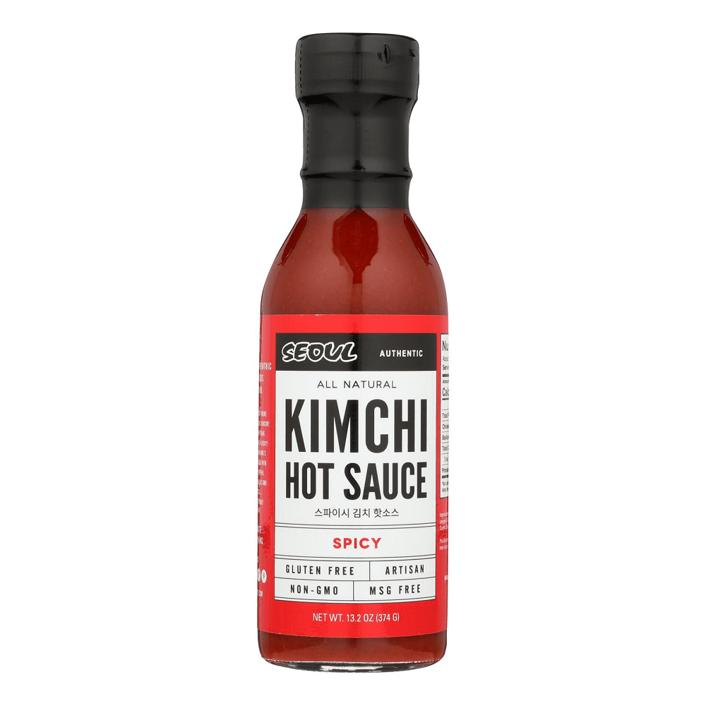 Seoul Authentic All Natural Gluten Free Artisan Korean Kimchi Hot Sauce, 13.2 oz [Pack of 6]