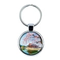 thumbnail image 1 of Seoul Keychain with Epoxy Dome and Metal Keyring, 1 of 1