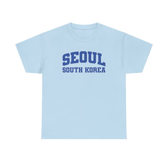 Seoul South Korea Shirt Gifts Tshirt Crew Neck Short Sleeve