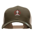 thumbnail image 1 of Seoul Tower Embroidered High Profile Mesh Cap - Olive Khaki OSFM, 1 of 5